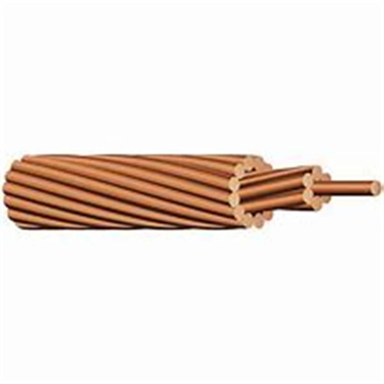 Cable elèctric de coure nu d'alta resistència